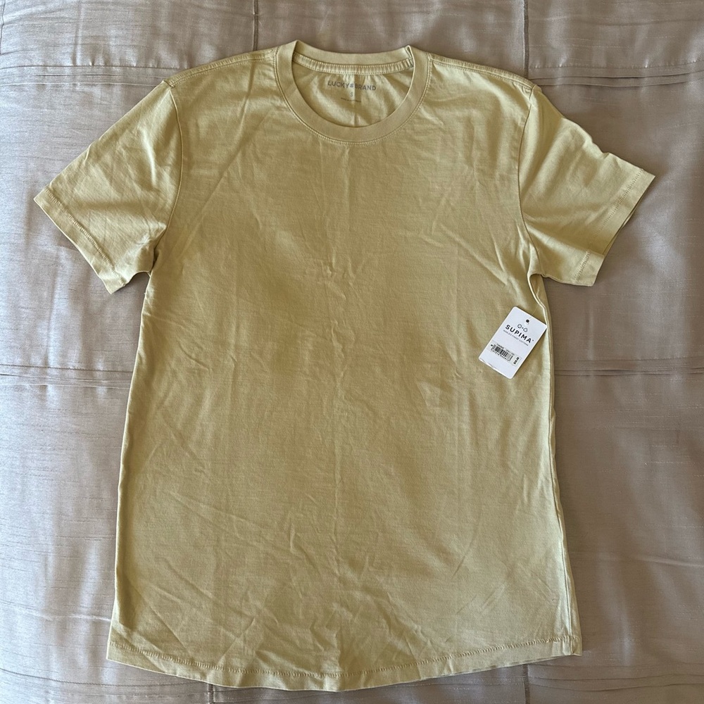 Lucky Brand Supima Short Sleeve Crew Tee Size S